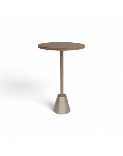 MESA LATERAL BAIXA COR CHOCOLATE LEVE 